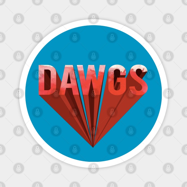 Dawgs 3 Magnet by doodlesbydani